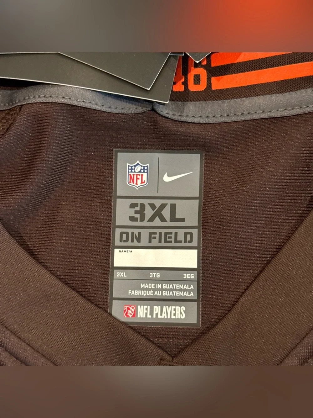 Men’s Size 3XL Jarvis Landry #80 Cleveland Browns On Field Game Jersey NEW
